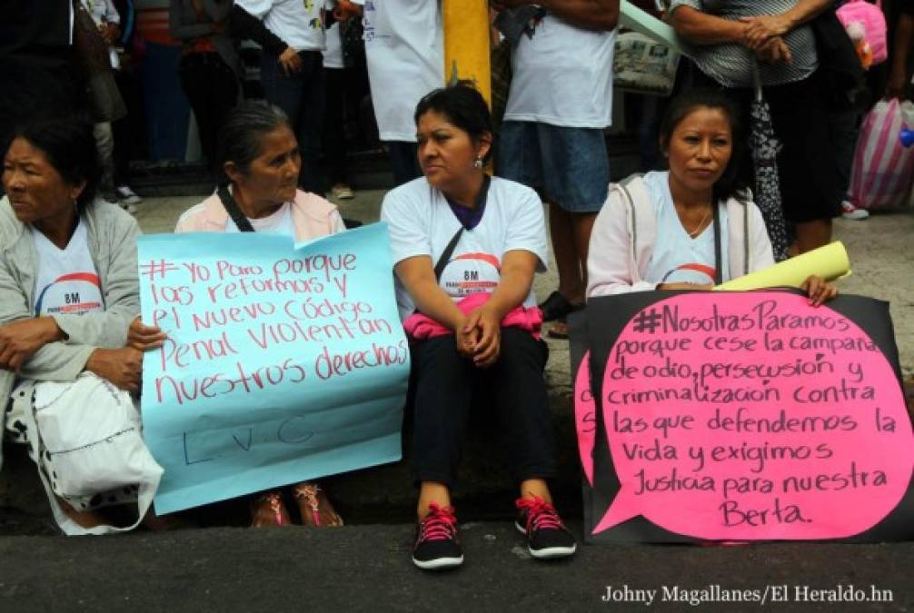 Día Internacional de la Mujer en Tegucigalpa