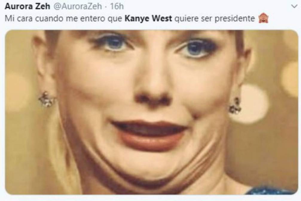 Kanye West se postula para presidente de EEUU y desata graciosos memes