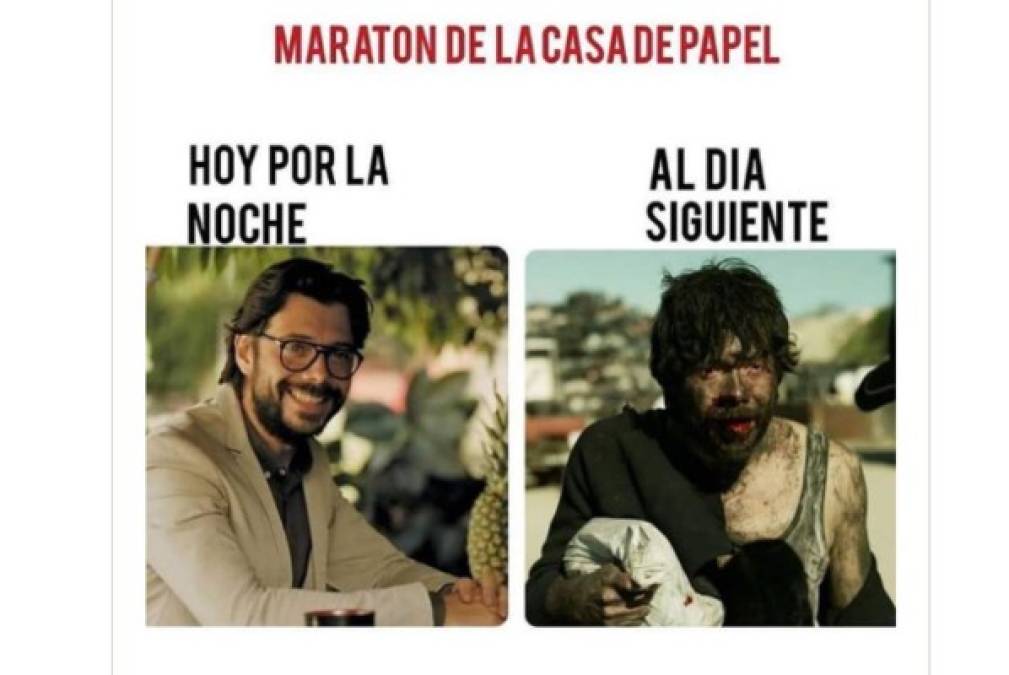 Los divertidos memes que dejó la tercera temporada de La Casa de Papel