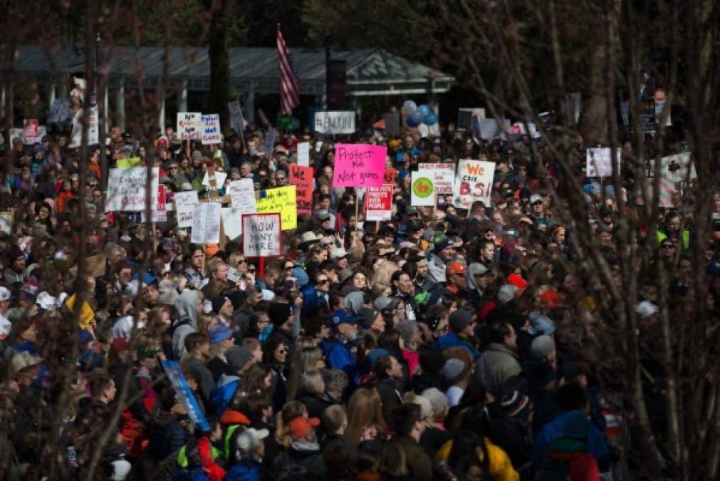 Estados Unidos: Fotos de la multitudinaria marcha exigiendo mayor control en el acceso a las armas de fuego