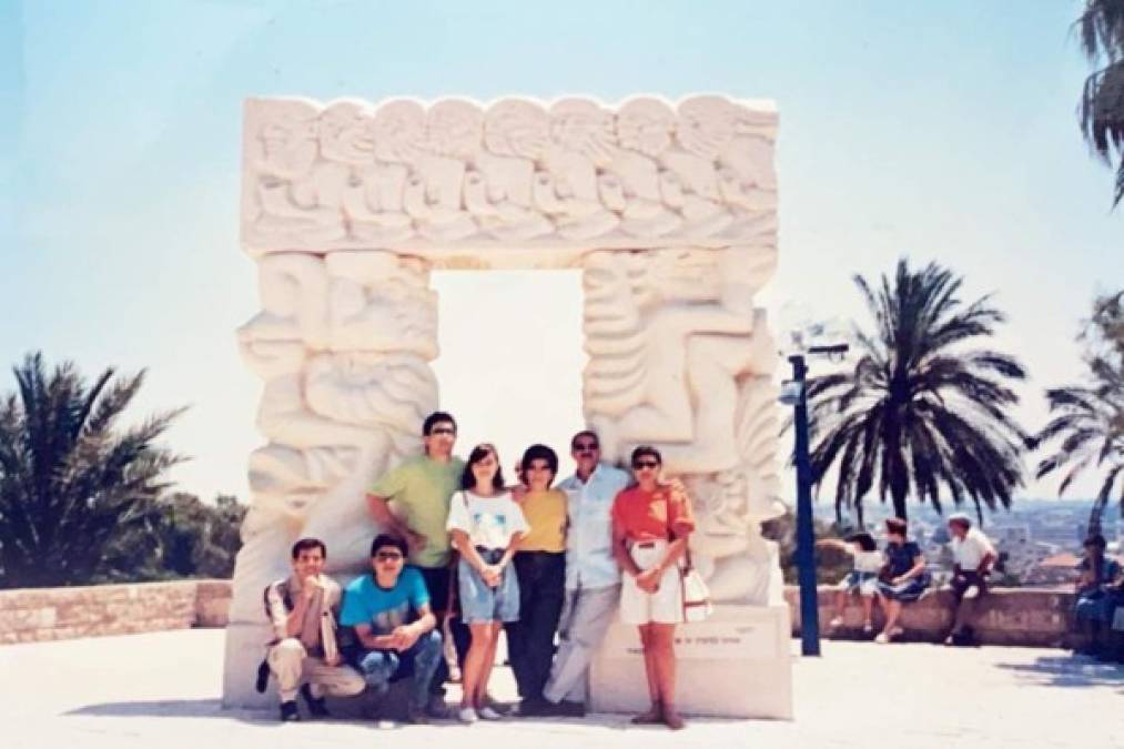 Las imágenes del presidente Hernández en su visita a Israel hace 30 años