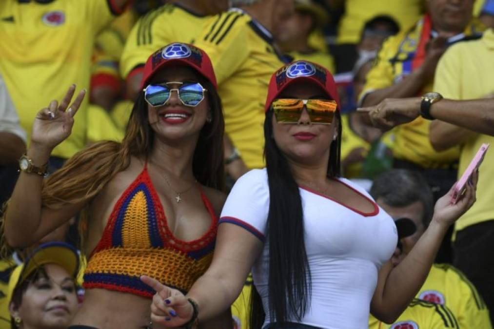 Color al máximo en Barranquilla con juego antre Colombia y Brasil
