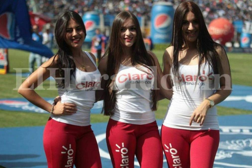 Belleza y hermosura en la final: Guapas chicas deslumbran en el estadio Nacional