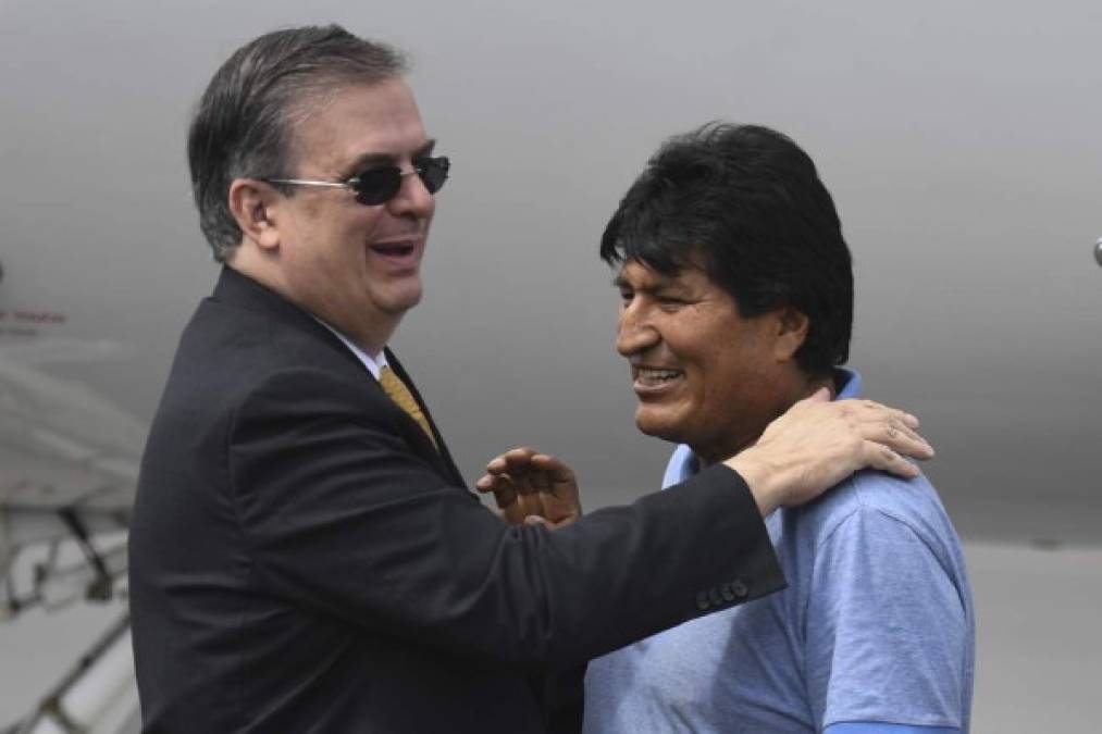 FOTOS: Lo que no se vio de la llegada de Evo Morales a México