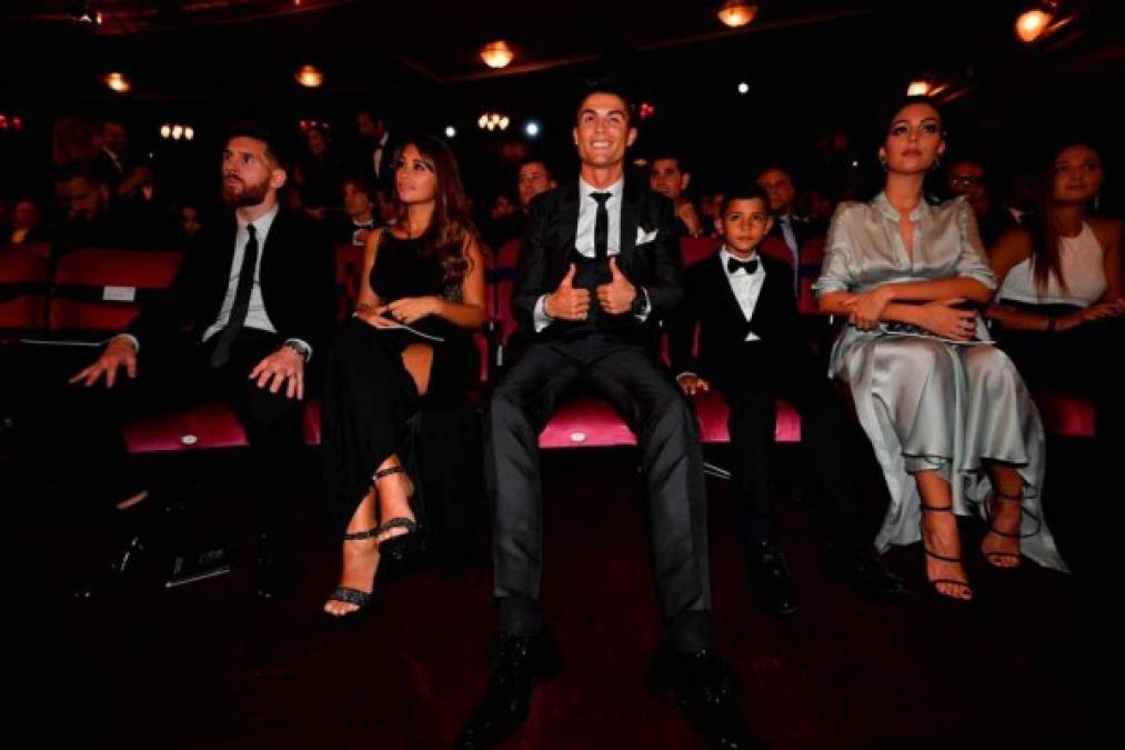 Así se comportaron Messi y Cristiano Ronaldo en los premios 'The Best'