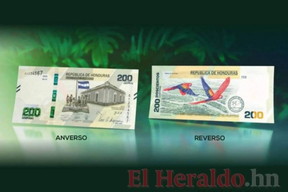 FOTOS: Así luce el billete de 200 lempiras que circulará a partir de septiembre