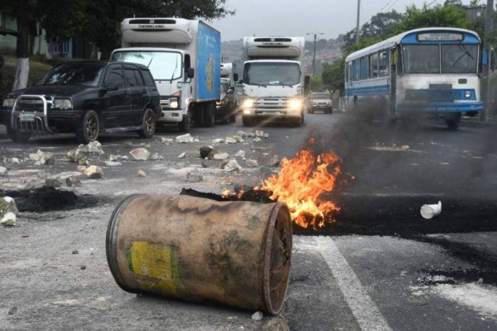 FOTOS: Así han sido las tomas y protestas en varios sectores de Honduras