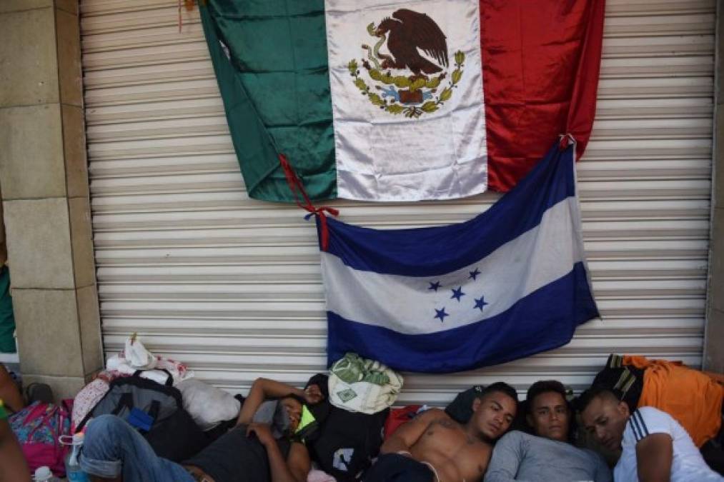 México: Así viven los hondureños de la caravana migrante a la espera de retomar el camino hacia Estados Unidos