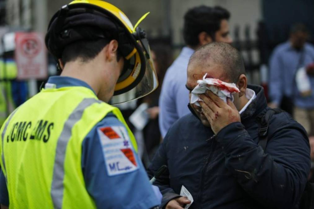 Las impactantes imágenes del choque de tren en Nueva Jersey