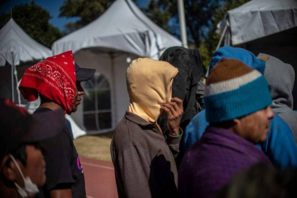 FOTOS: El día a día de la caravana migrante en un albergue mexicano rumbo a Estados Unidos