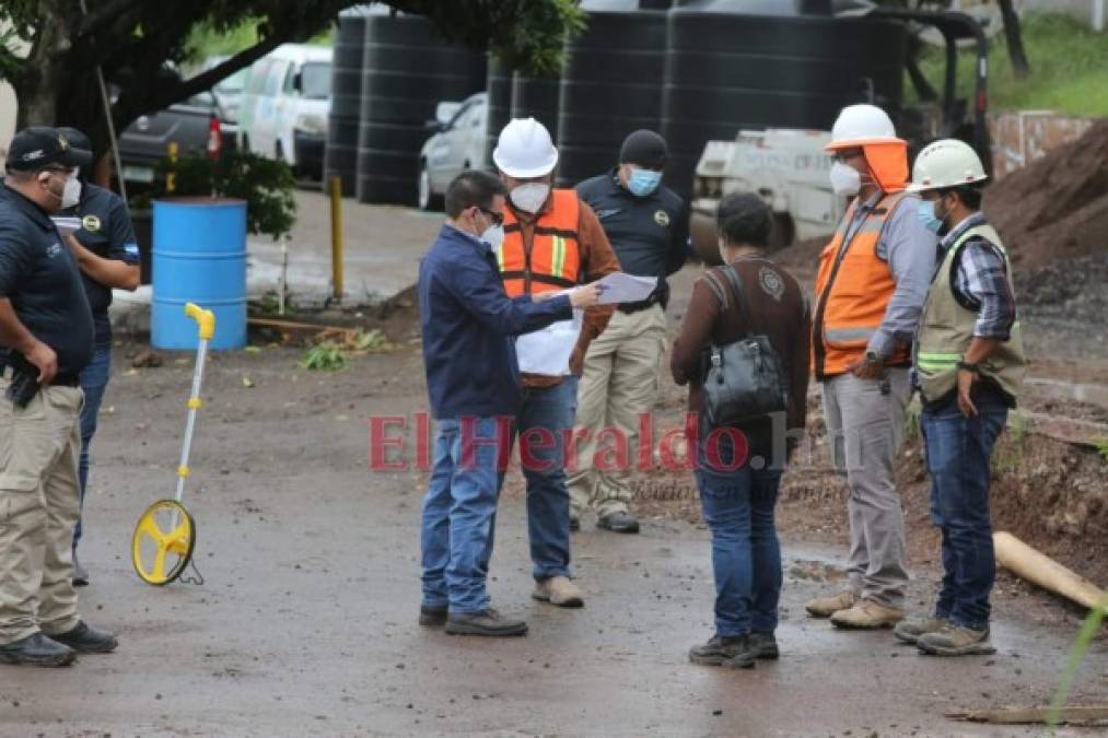 FOTOS: Así fue la inspección de la Atic en predios donde instalarán hospital móvil