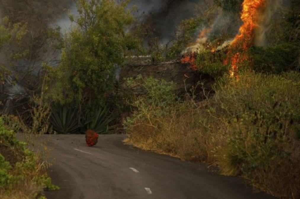 Imágenes desoladoras de la erupción del volcán de La Palma, España