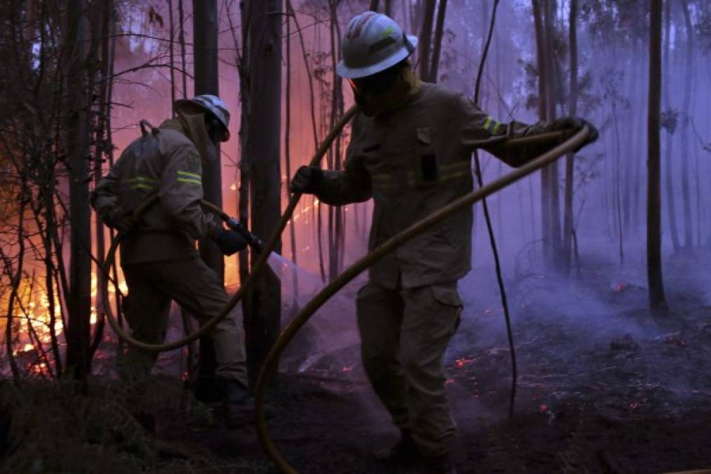 Incendio en Portugal dejó imágenes escalofriantes