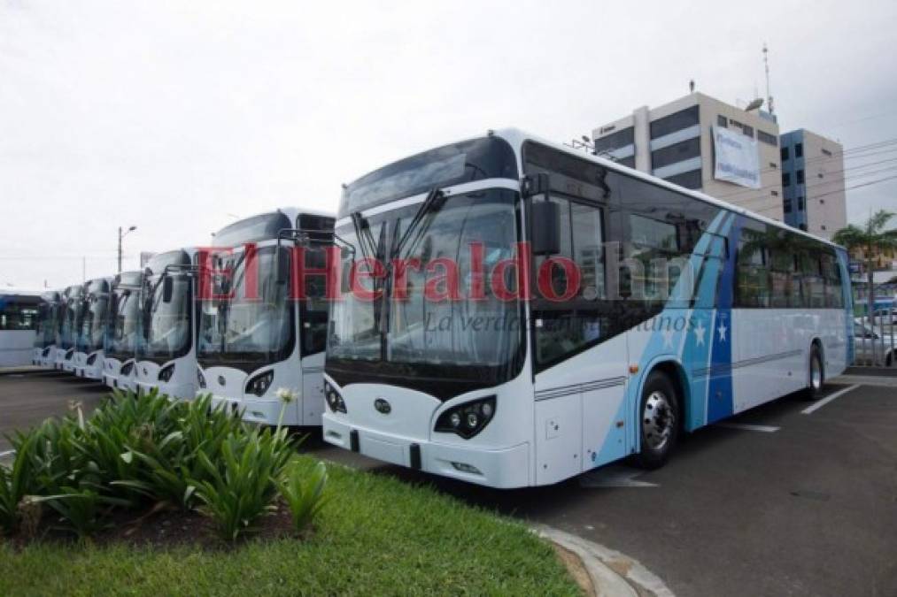 K9, el moderno bus eléctrico que ofrecerá servicio gratis en Tegucigalpa