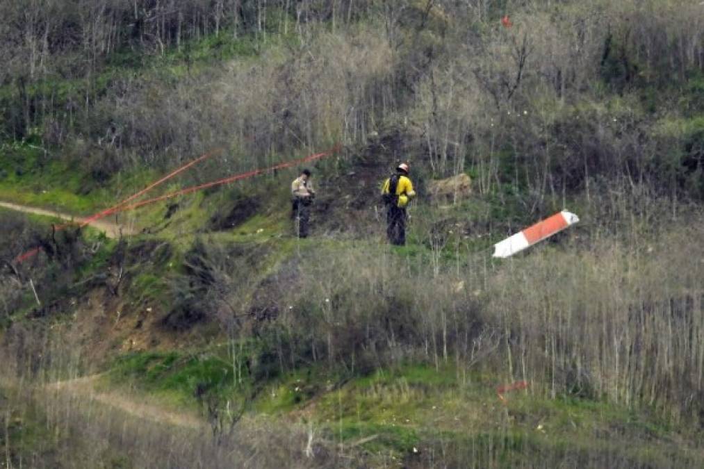 Las trágicas fotos del accidente en el que murió Kobe Bryant y su hija