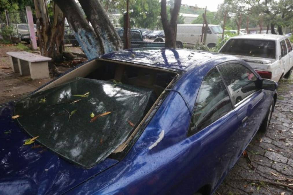 Fotos: Fuertes lluvias azotaron calles y avenidas de la capital de Honduras