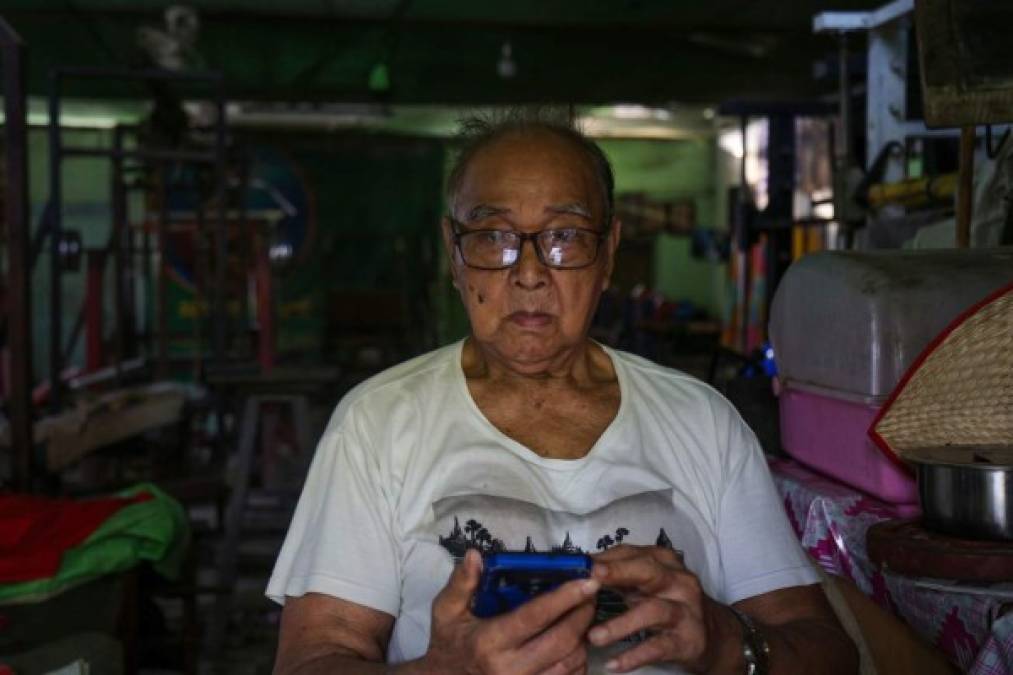 FOTOS: Sein Maung, fisicoculturista orgulloso de levantar pesas con más de 90 años