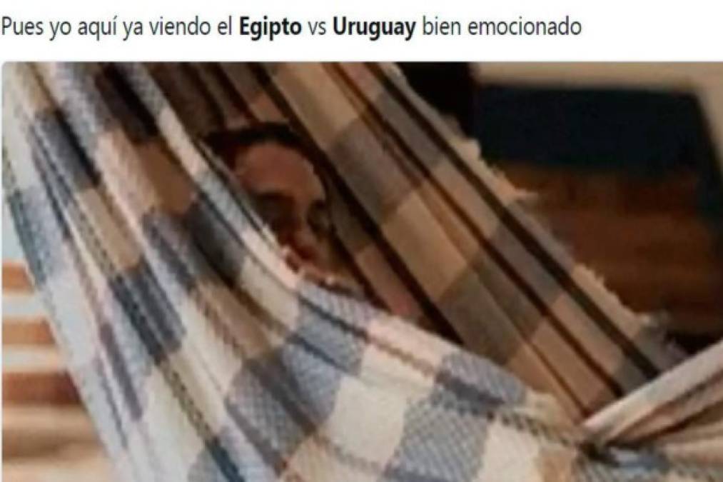 Los divertidos memes que dejó el partido entre Egipto y Uruguay en la 2018 FIFA World Cup