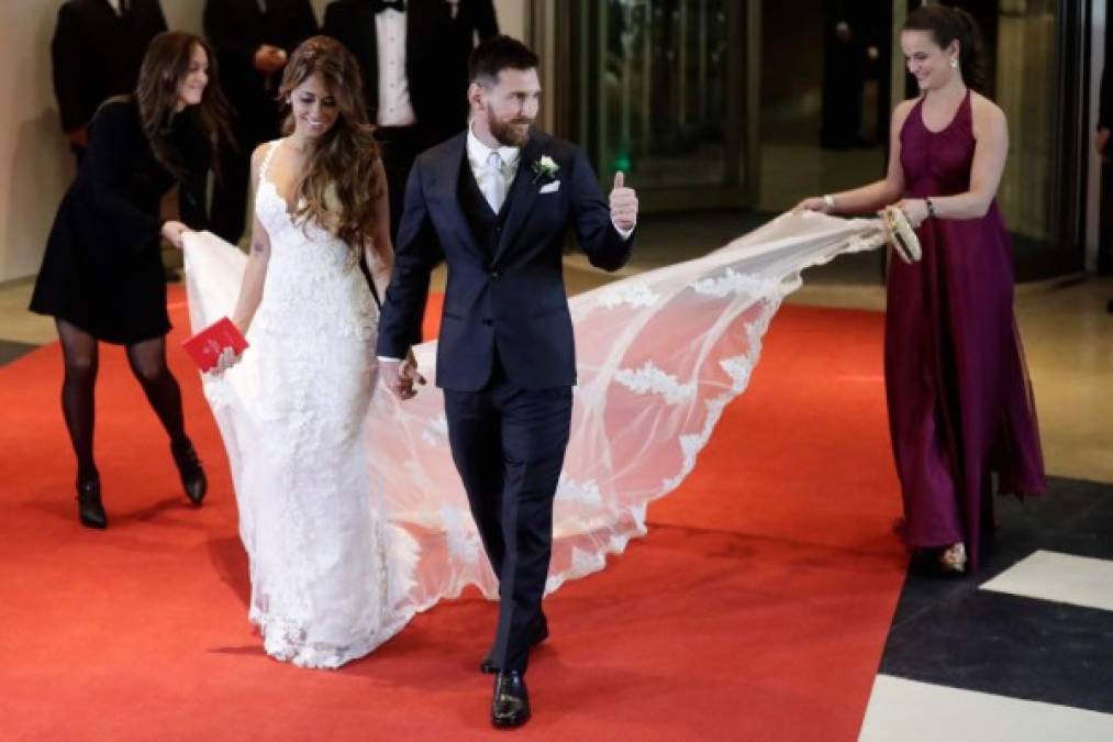 Boda Messi y Antonella: La gran entrada de los novios