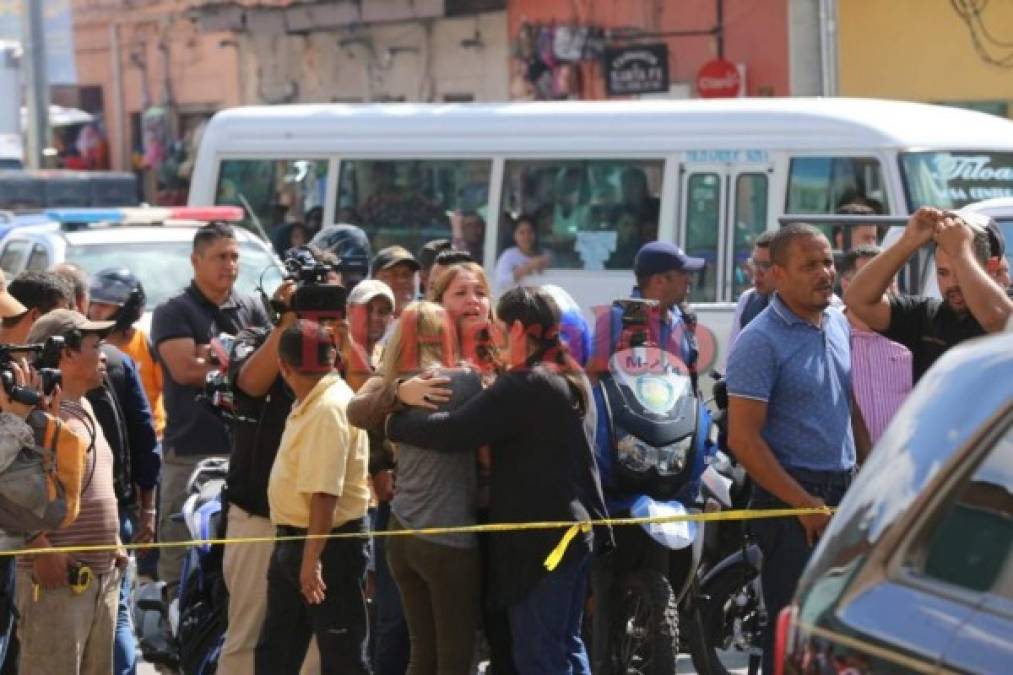 Desgarradoras fotos tras el tiroteo en el barrio Guanacaste de la capital