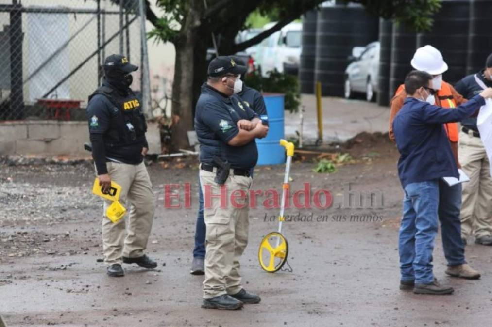 FOTOS: Así fue la inspección de la Atic en predios donde instalarán hospital móvil