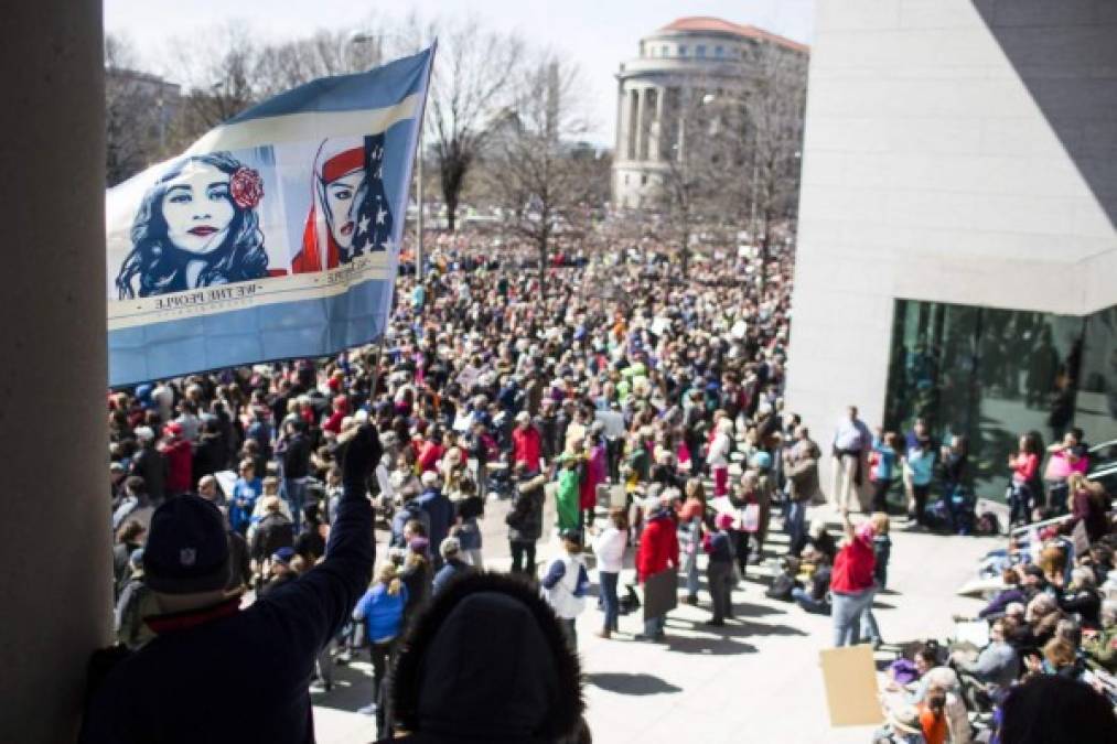 Estados Unidos: Fotos de la multitudinaria marcha exigiendo mayor control en el acceso a las armas de fuego