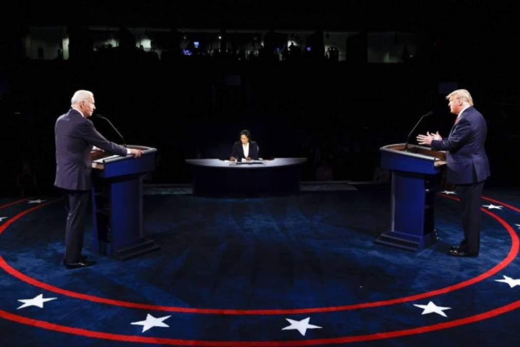 FOTOS: Las mentiras y verdades que se dijeron Trump y Biden en el debate