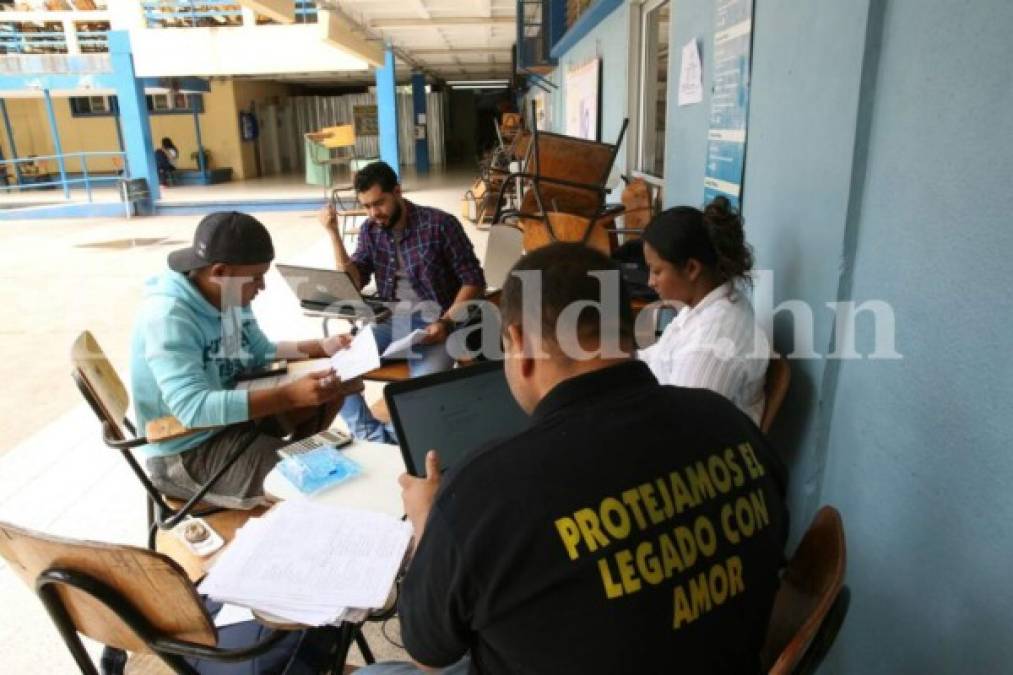 El ambiente de este viernes en la Universidad Nacional Autónoma de Honduras tras varias semanas de tomas