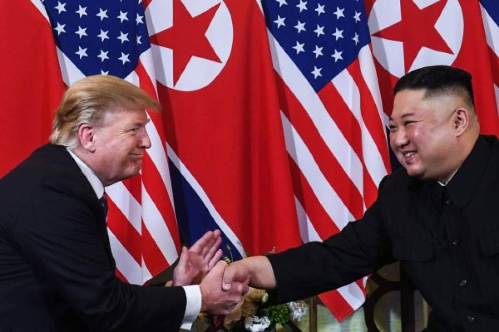 La cumbre de Donald Trump y Kim Jong Un en fotos