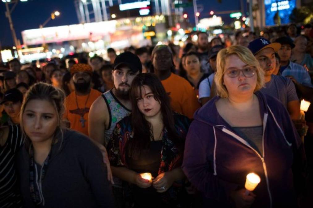 FOTOS: Un homenaje a las víctimas de Las Vegas