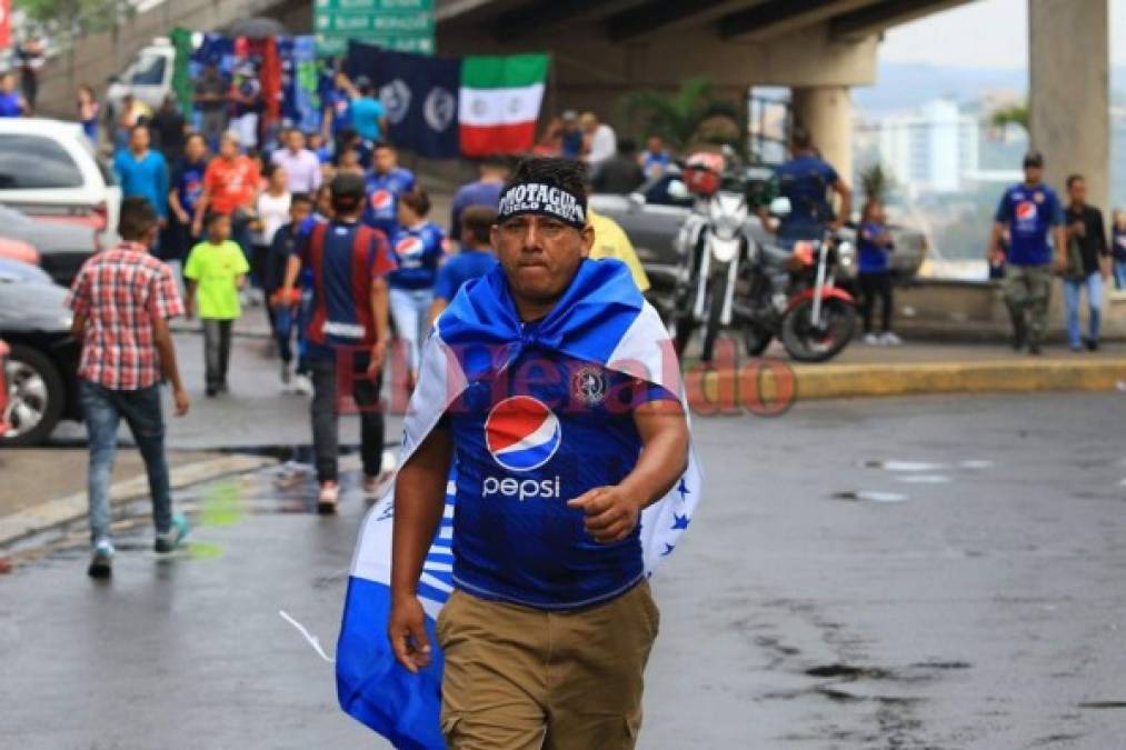 En fotos: Así vivieron los hinchas del Motagua la final ante Marathón