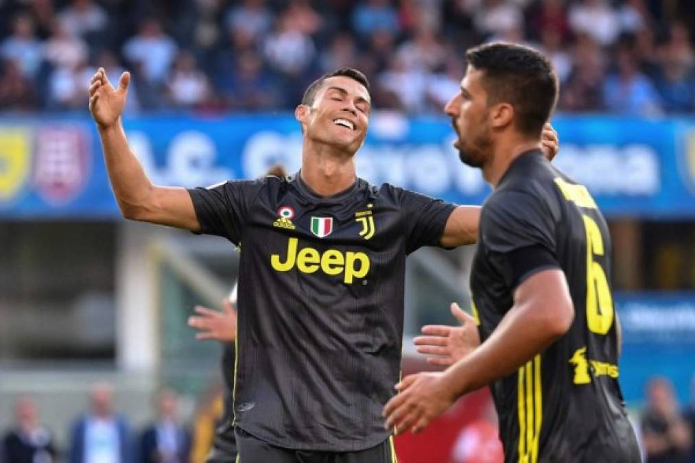 Así fue el debut de Cristiano Ronaldo en el duelo Juventus-Chievo