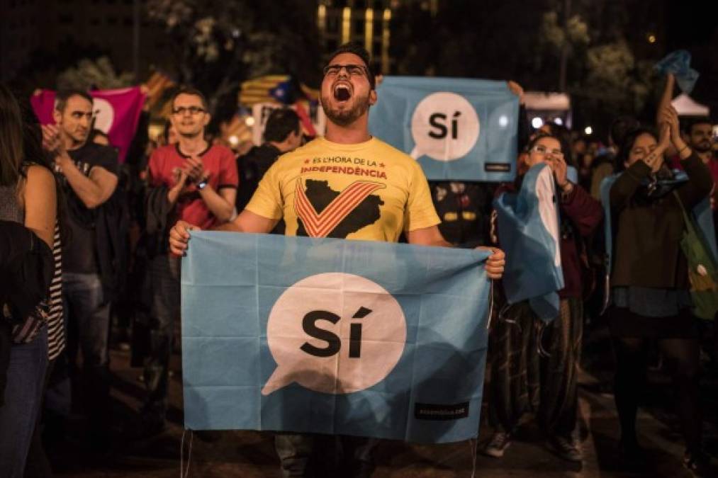 Así viveron los catalanes el referéndum por la independencia