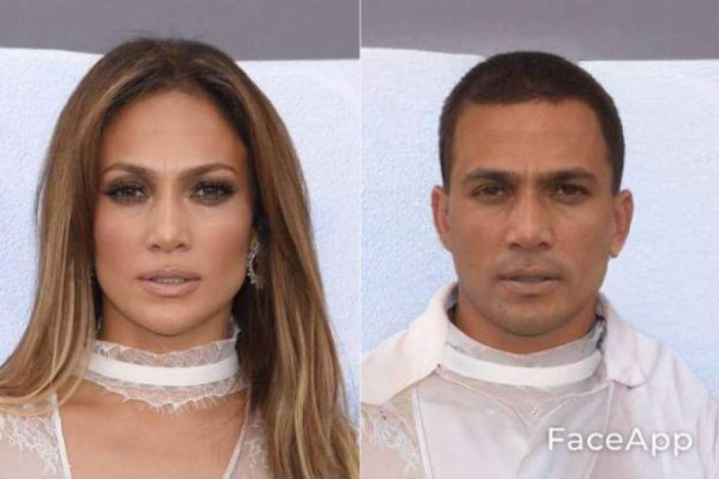 FOTOS: Así lucen los famosos al 'cambiar de sexo' con FaceApp