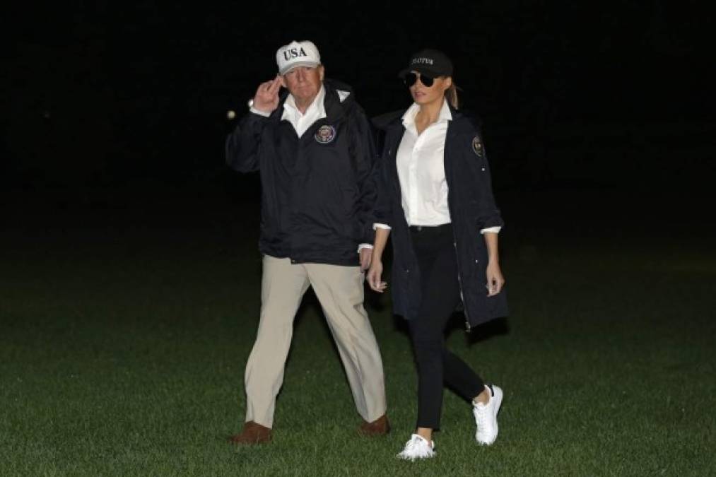 FOTOS: Los costosos zapatos que utiliza Melania Trump durante su apretada agenda