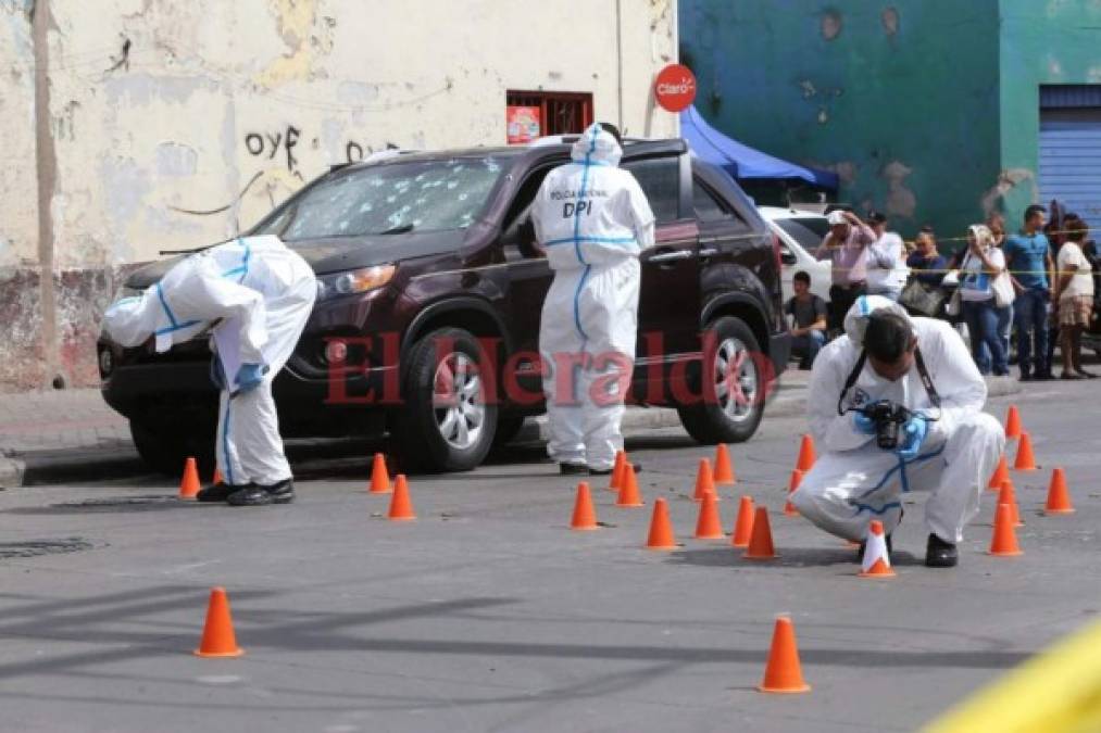 Desgarradoras fotos tras el tiroteo en el barrio Guanacaste de la capital