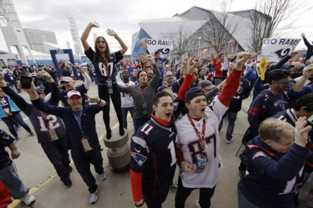 ¡Locura en Estados Unidos! Así se vive el ambiente previo al Super Bowl 53 (FOTOS)