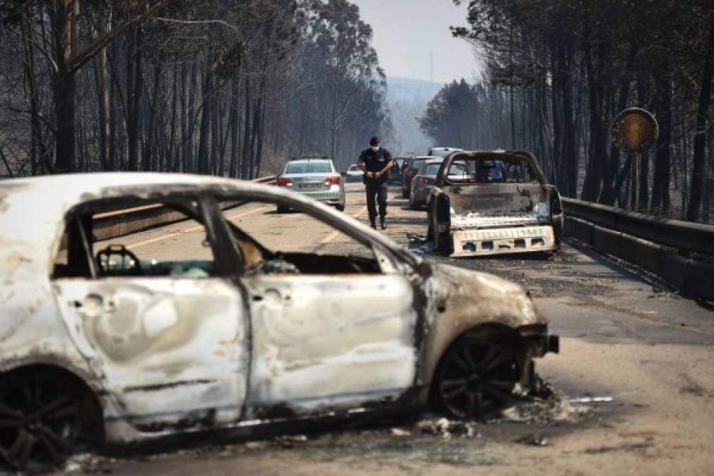 Incendio en Portugal dejó imágenes escalofriantes