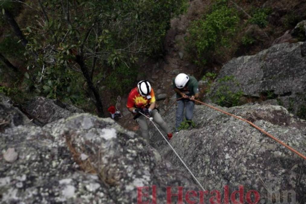 Senderismo y rapel en una hora: Así es la ruta más extrema en el Distrito Central (FOTOS)