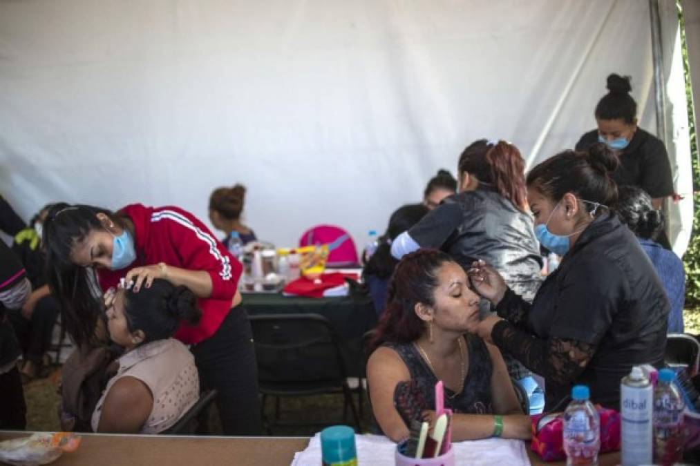 FOTOS: El día a día de la caravana migrante en un albergue mexicano rumbo a Estados Unidos