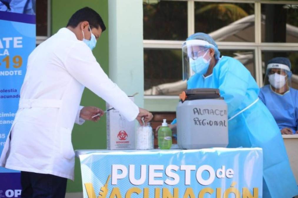 Así inició la segunda jornada de vacunación en Honduras (FOTOS)