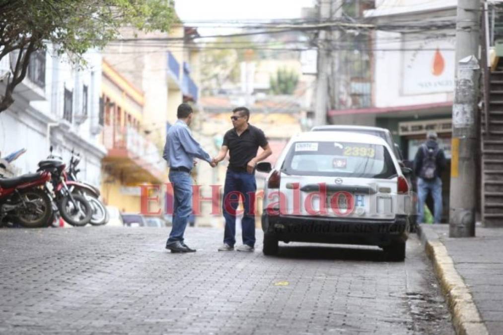 FOTOS: Indignación y repudio en velorio de Rony Figueroa, dirigente de taxis