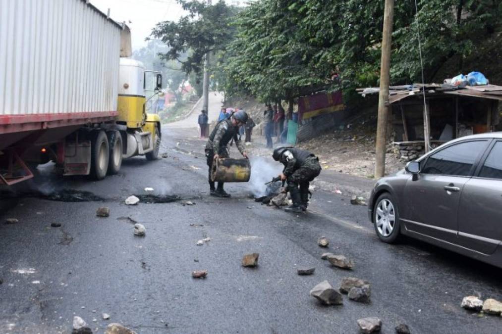 FOTOS: Así han sido las tomas y protestas en varios sectores de Honduras