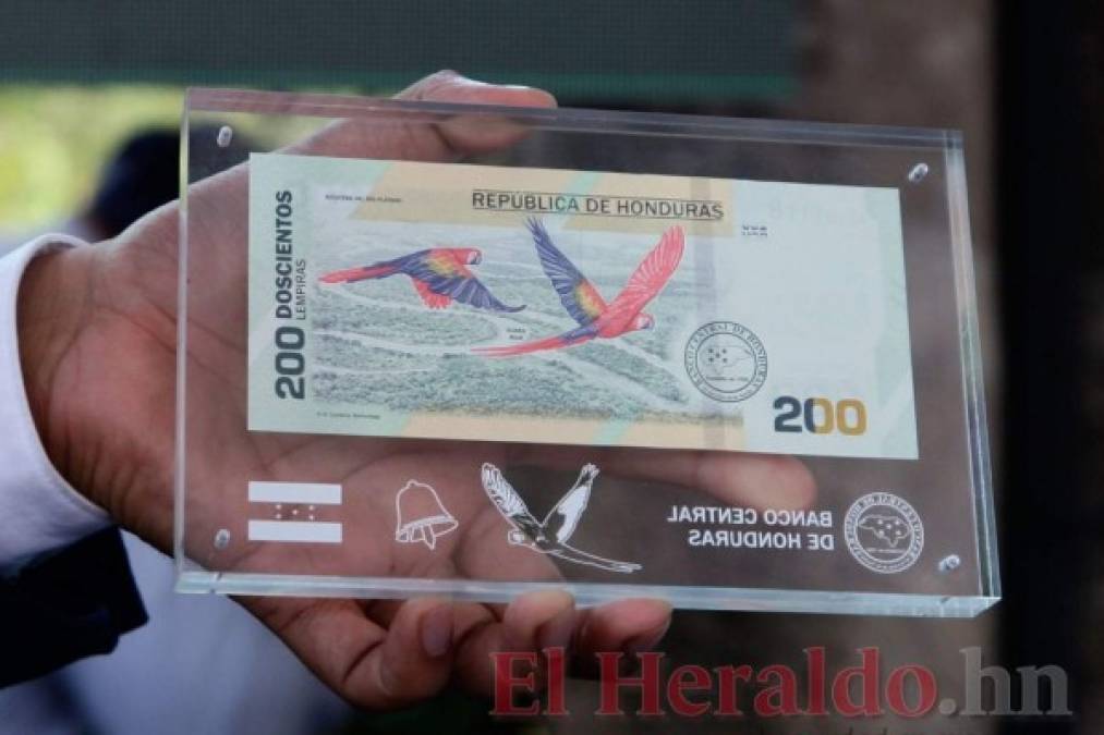 FOTOS: Así luce el billete de 200 lempiras que circulará a partir de septiembre