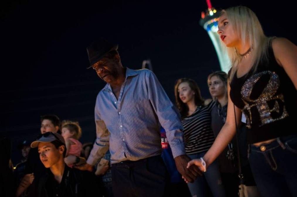 FOTOS: Un homenaje a las víctimas de Las Vegas