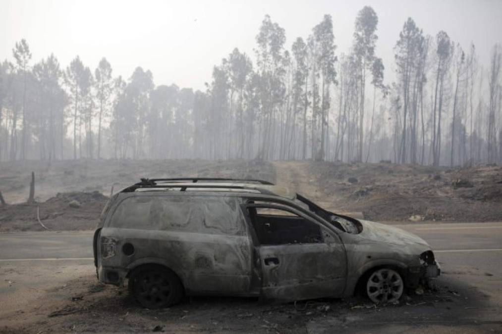 Incendio en Portugal dejó imágenes escalofriantes