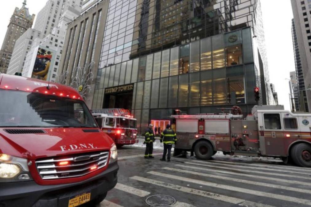 Las imágenes que no vio del incendio que se desató en la Torre Trump