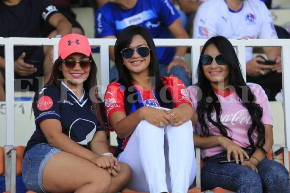 La belleza también estuvo presente en el clásico entre Olimpia y Motagua