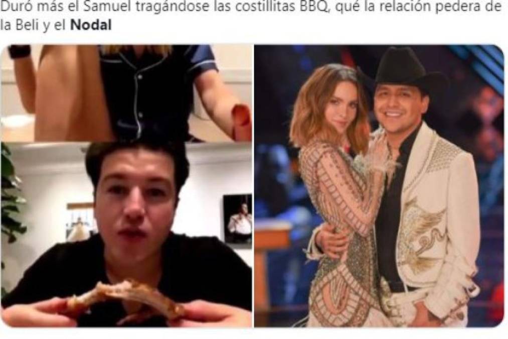 Se desata ola de memes tras supuesta ruptura entre Belinda y Christian Nodal