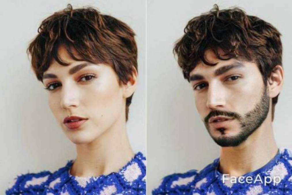 FOTOS: Así lucen los famosos al 'cambiar de sexo' con FaceApp